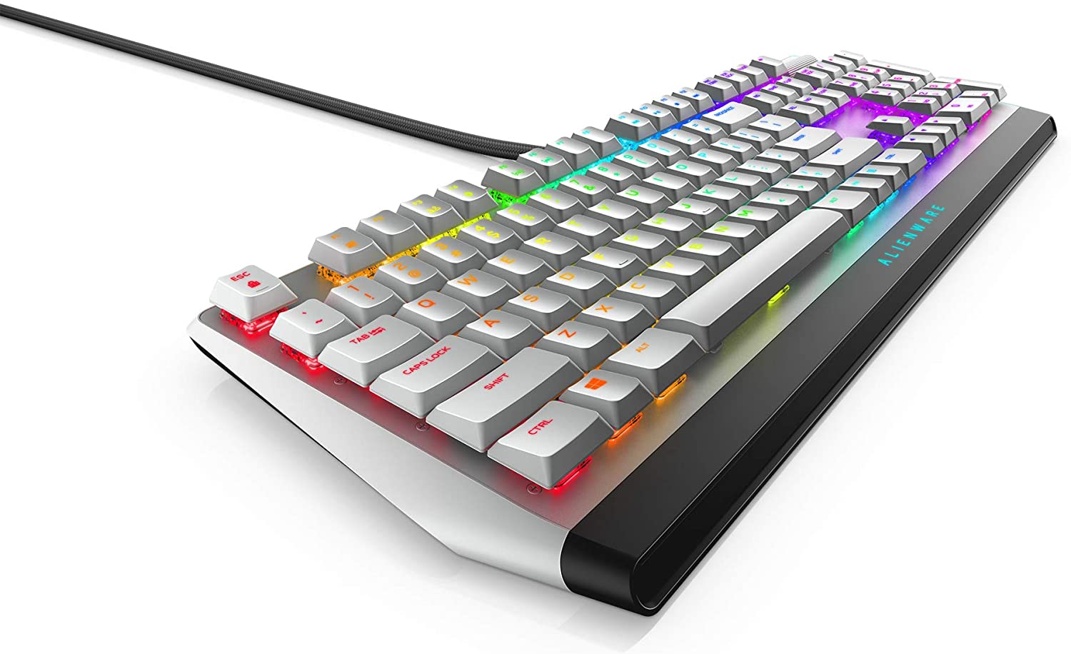 Gaming-Tastatur Alienware 510K Low-profile RGB Mechanical Gaming Keyboard Lunar Light - AW510K