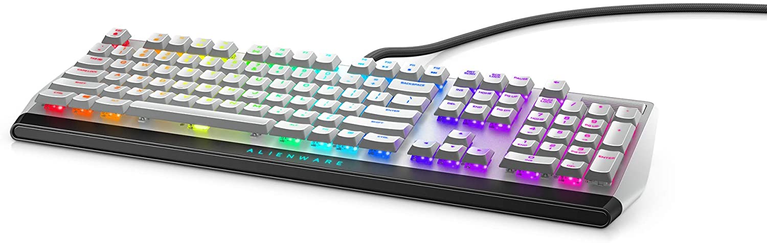 Gaming-Tastatur Alienware 510K Low-profile RGB Mechanical Gaming Keyboard Lunar Light - AW510K