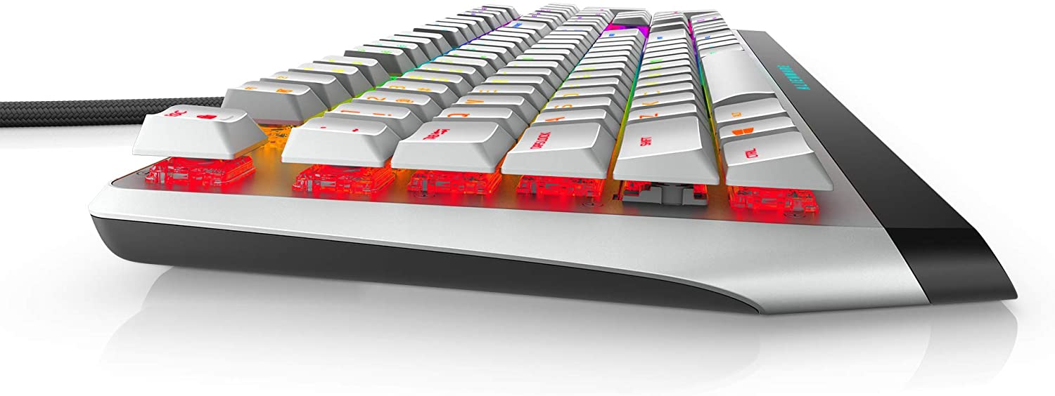Gaming-Tastatur Alienware 510K Low-profile RGB Mechanical Gaming Keyboard Lunar Light - AW510K