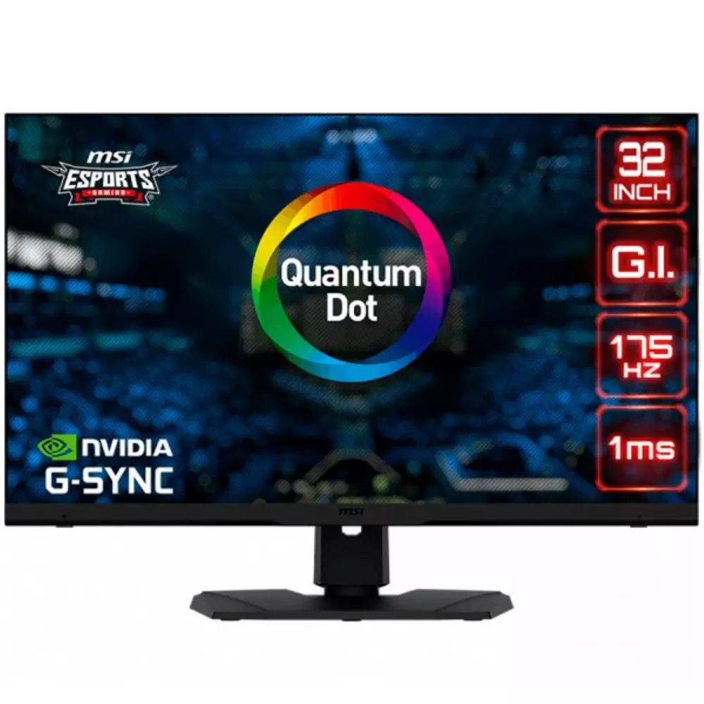 Монитор MSI Optix MPG321QRF-QD 31.5" IPS, QHD 2560x1440, 175Hz, 1ms, G-Sync Compatible