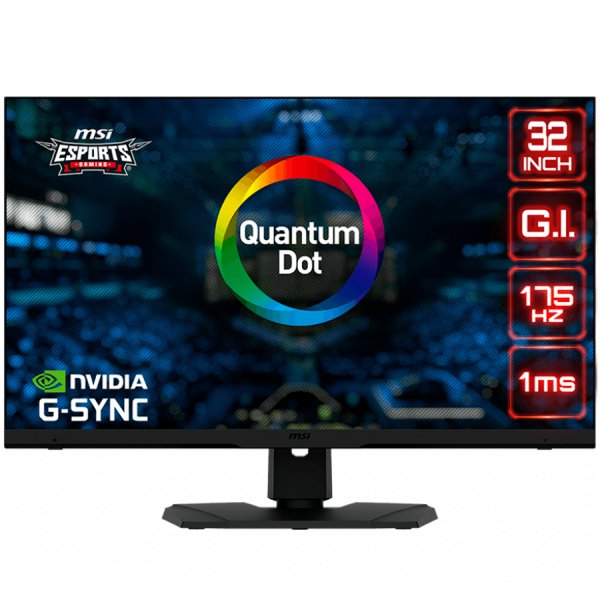 Монитор MSI Optix MPG321QRF-QD 31.5" IPS, QHD 2560x1440, 175Hz, 1ms, G-Sync Compatible