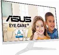 Монитор ASUS VY249HE-W, 23.8", IPS, FHD 1920x1080, Eye Care Plus, 75Hz, 1ms, AMD FreeSync