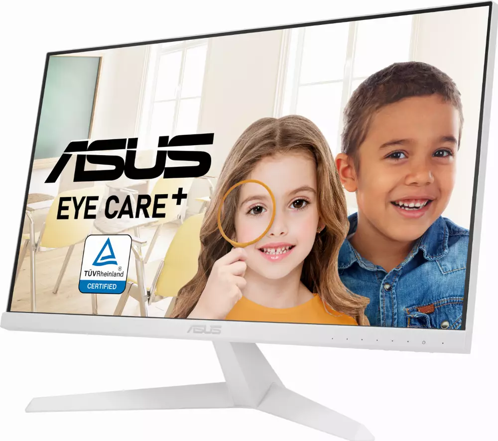 Монитор ASUS VY249HE-W, 23.8", IPS, FHD 1920x1080, Eye Care Plus, 75Hz, 1ms, AMD FreeSync