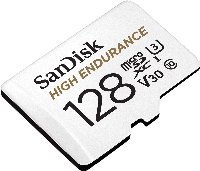 Карта памет SANDISK High Endurance micro SDHC UHS-I, A1, SD Адаптер, 128GB, Class 10, 100Mb/s