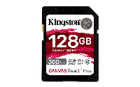 Карта памет Kingston Canvas React SDXC 128GB, UHS-II