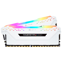 Памет Corsair Vengeance PRO RGB White 16GB (2x8GB) DDR4 3200MHz CL16 - CMW16GX4M2C3200C16W