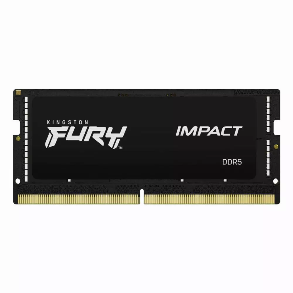 Оперативна пам'ять Kingston FURY IMPACT 16GB SODIMM DDR5 4800MHz CL40 - KF548S38IB-16