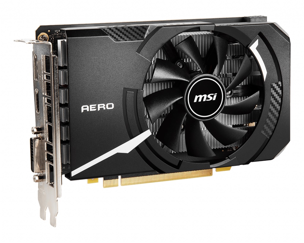 Видео карта MSI GTX 1650 D6 AERO ITX OC V1 4GB