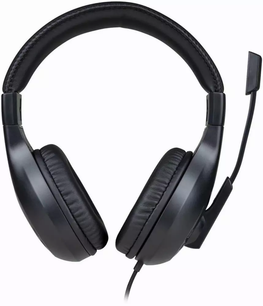 Геймърски слушалки Nacon Bigben Nintendo Switch Headset V1, Микрофон, Черен/Червен