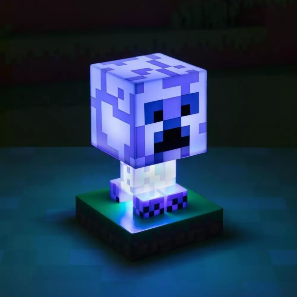 Статуетка Paladone Minecraft Charged Creeper Icon Light