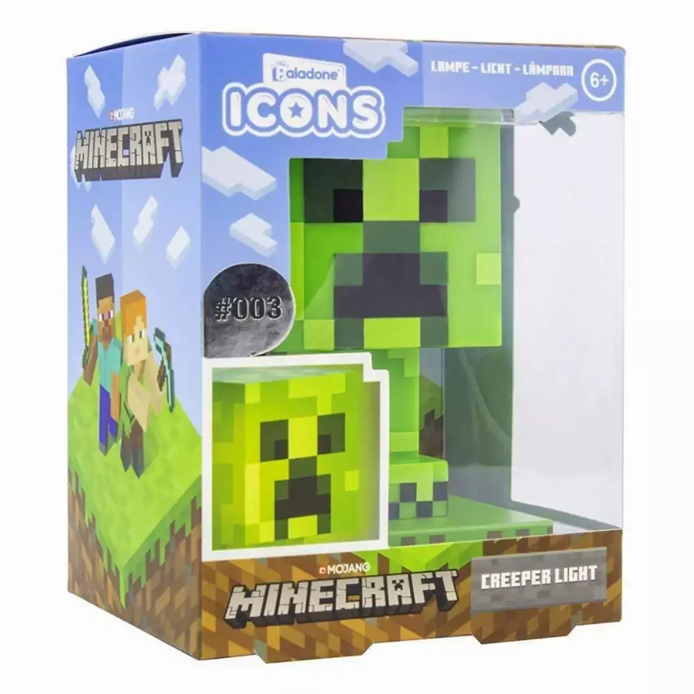 Статуетка Paladone Minecraft Creeper Icon Lamp BDP