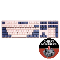 Геймърскa механична клавиатура Ducky One 3 Fuji Full-Size Cherry MX Silent Red