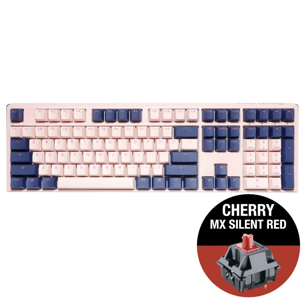 Геймърскa механична клавиатура Ducky One 3 Fuji Full-Size Cherry MX Silent Red