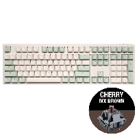 Геймърскa механична клавиатура Ducky One 3 Matcha Full-Size Cherry MX Brown