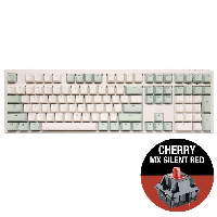 Геймърскa механична клавиатура Ducky One 3 Matcha Full-Size Cherry MX Silent Red