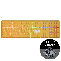 Геймърскa механична клавиатура Ducky One 3 Yellow Full-Size Cherry MX Black