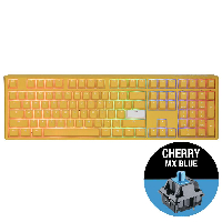 Геймърскa механична клавиатура Ducky One 3 Yellow Full-Size Cherry MX Blue