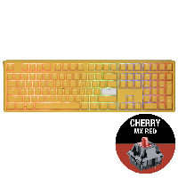 Геймърскa механична клавиатура Ducky One 3 Yellow Full-Size Cherry MX Red