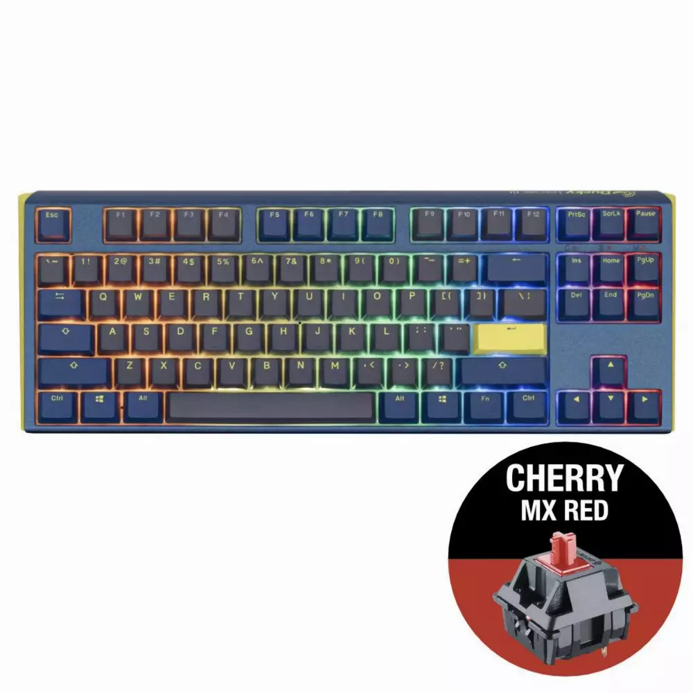 Геймърскa механична клавиатура Ducky One 3 Daybreak TKL Cherry MX Red