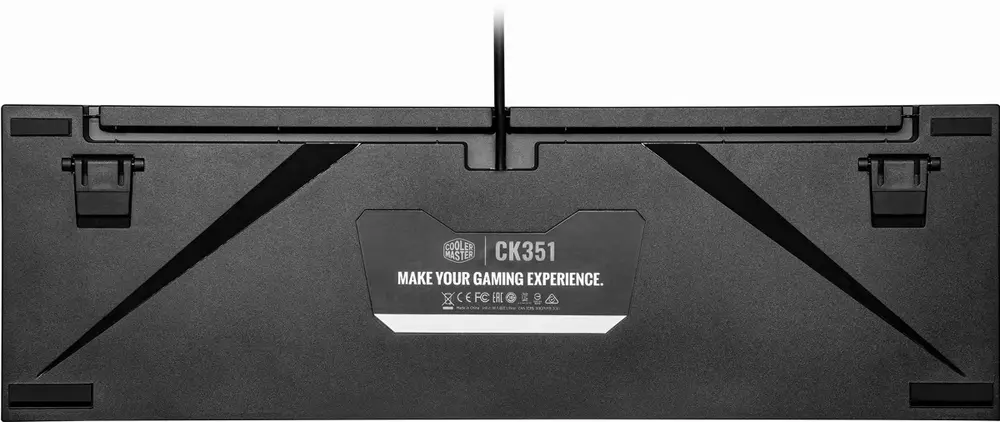 Геймърска Механична Клавиатура Cooler Master CK351, Brown Switches, US Layout, Hot Swappable, RGB