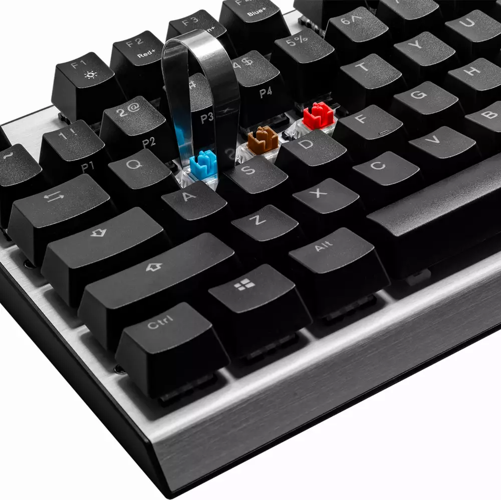 Геймърска Механична Клавиатура Cooler Master CK351, Brown Switches, US Layout, Hot Swappable, RGB