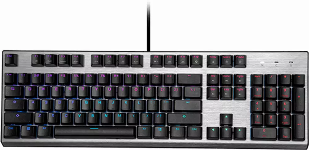Gaming Μηχανικό Πληκτρολόγιο Cooler Master CK351, Red Switches, US Layout, Hot Swappable, RGB