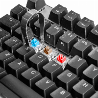 Геймърска Механична Клавиатура Cooler Master CK351, Red Switches, US Layout, Hot Swappable, RGB