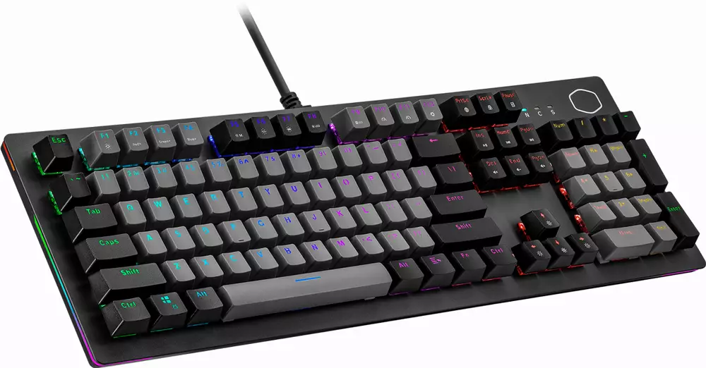 Геймърска Механична Клавиатура Cooler Master CK352, Brown Switches, US Layout, RGB