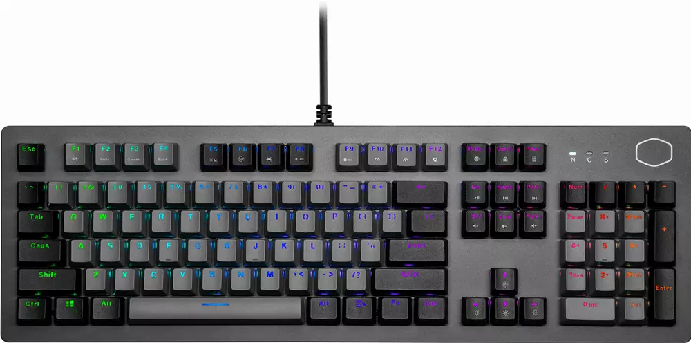 Геймърска Механична Клавиатура Cooler Master CK352, Brown Switches, US Layout, RGB