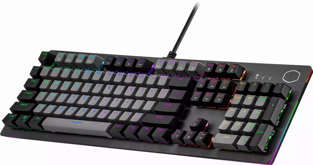 Геймърска Механична Клавиатура Cooler Master CK352, Brown Switches, US Layout, RGB