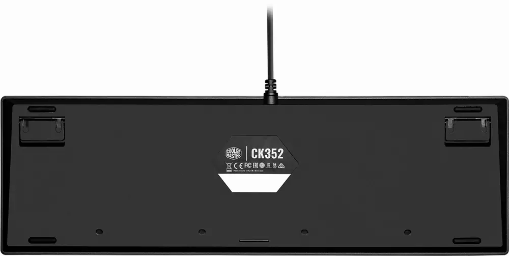 Геймърска Механична Клавиатура Cooler Master CK352, Brown Switches, US Layout, RGB
