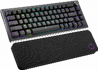 Геймърска Механична Клавиатура Cooler Master CK721, TTC Brown Switches, US Layout, Wireless 65%, RGB, Space Gray