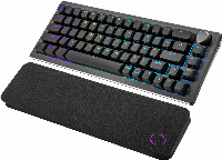 Геймърска Механична Клавиатура Cooler Master CK721, TTC Brown Switches, US Layout, Wireless 65%, RGB, Space Gray