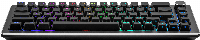 Геймърска Механична Клавиатура Cooler Master CK721, TTC Brown Switches, US Layout, Wireless 65%, RGB, Space Gray