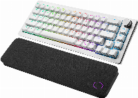 Геймърска Механична Клавиатура Cooler Master CK721, TTC Brown Switches, US Layout, Wireless 65%, RGB, Silver White