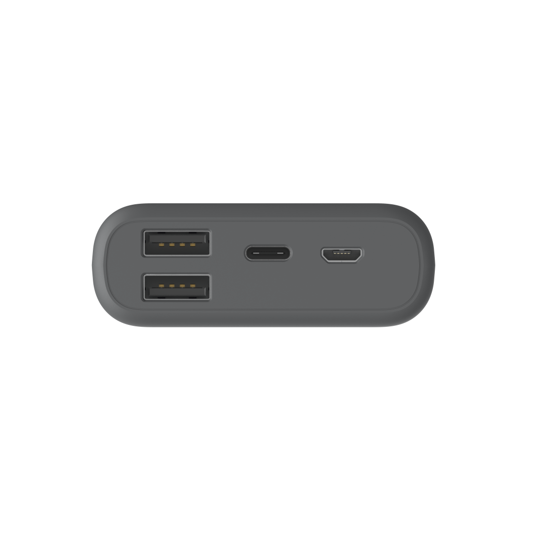 Външна батерия HAMA Supreme 10HD, 10000 mAh, LiPolym, USB-A/USB-C, Сив