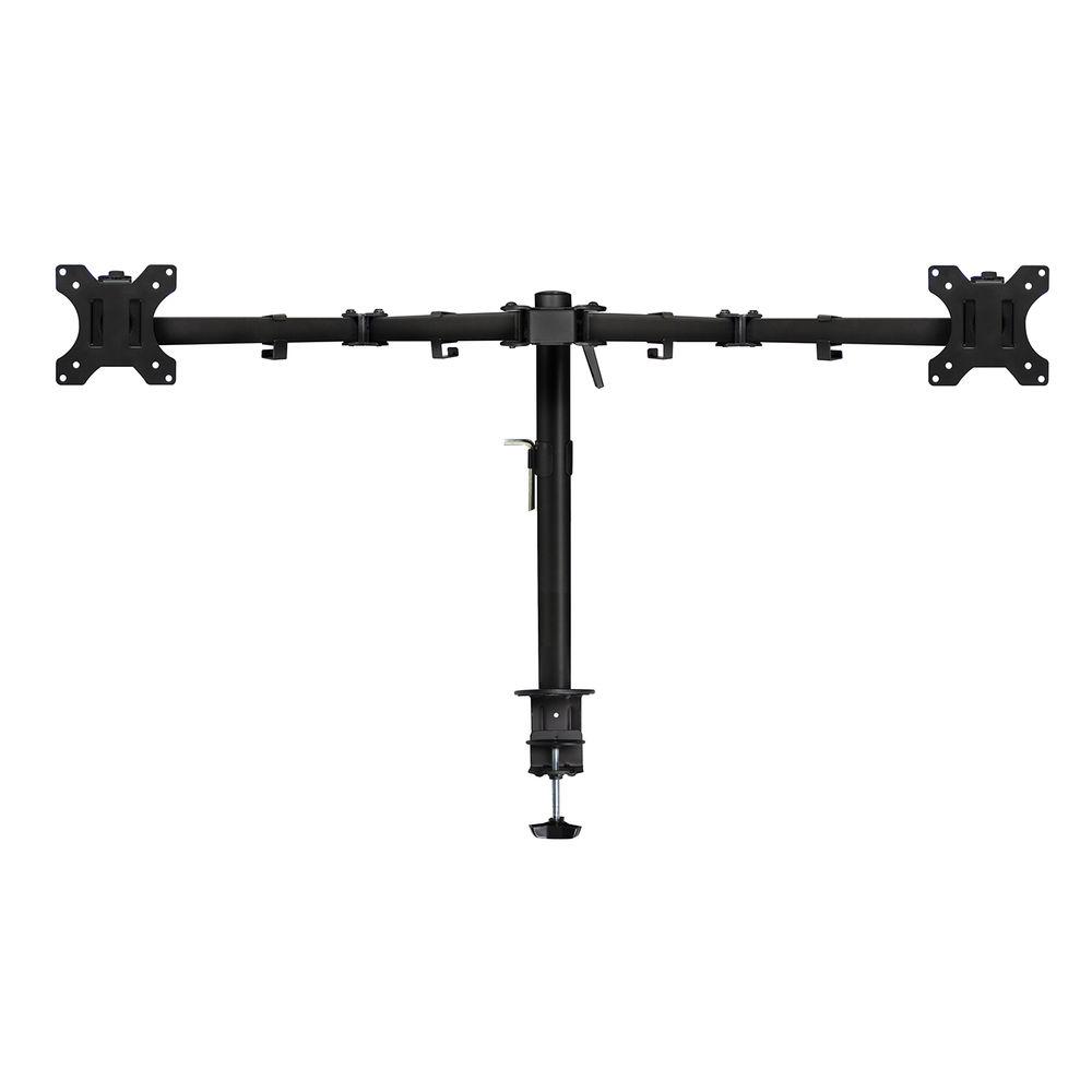 Support pour 2 moniteurs ACT AC8302, pour bureau, Réglable, 32", 2x8 kg, Noir