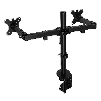 Стойка за 2 мониторa ACT AC8302, за бюро, Регулируема, 32", 2x8 кг, Черен