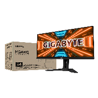 Геймърски Монитор Gigabyte G34WQ-EK, 34" IPS WQHD (3480 x 1440), 144Hz, 1ms, HDR400