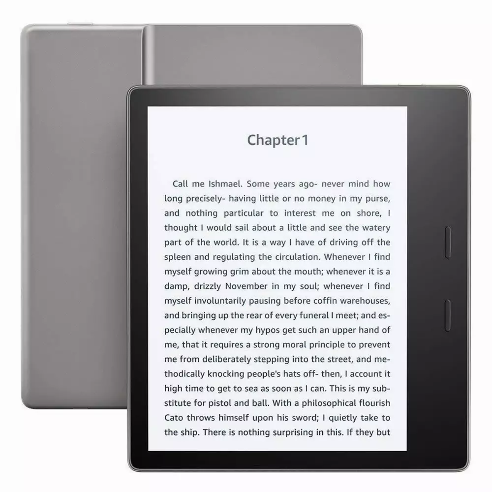 eBook четец Kindle Oasis, 7", 8GB, 300 ppi, Графит