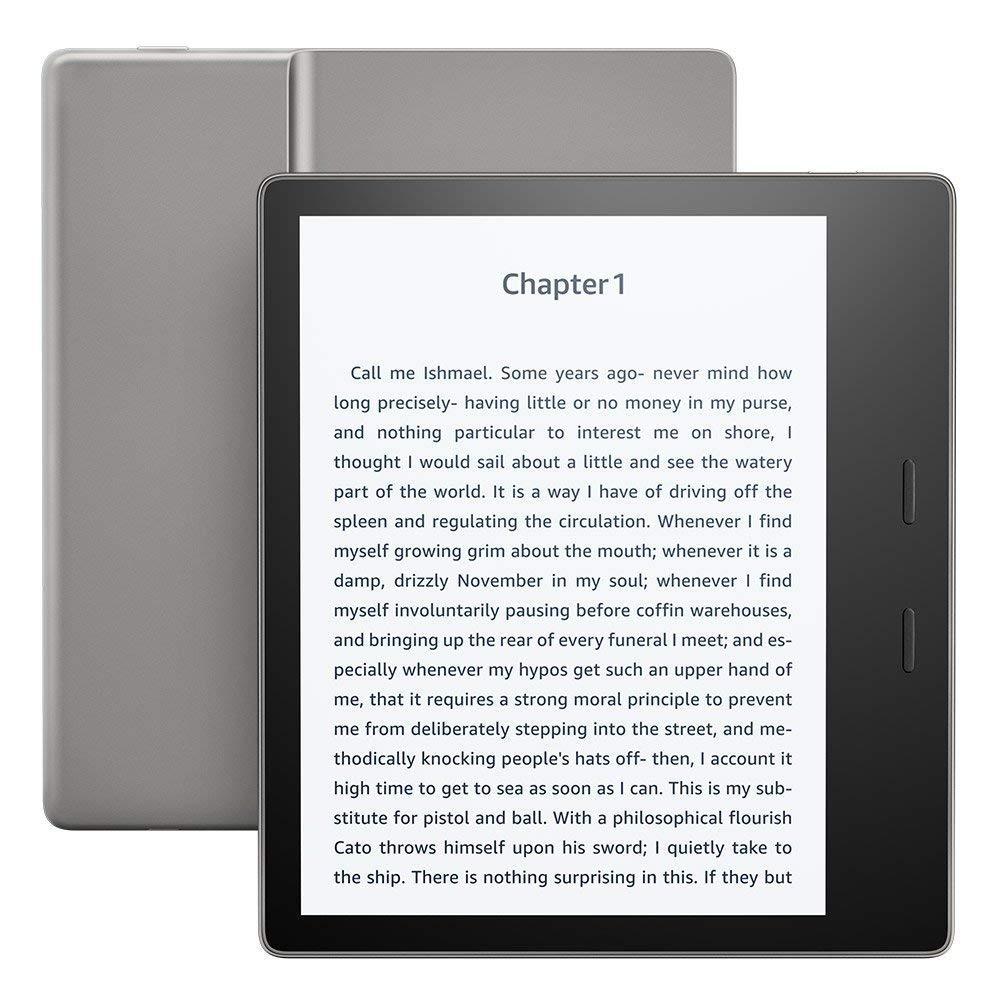 eBook четец Kindle Oasis, 7", 8GB, 300 ppi, Графит