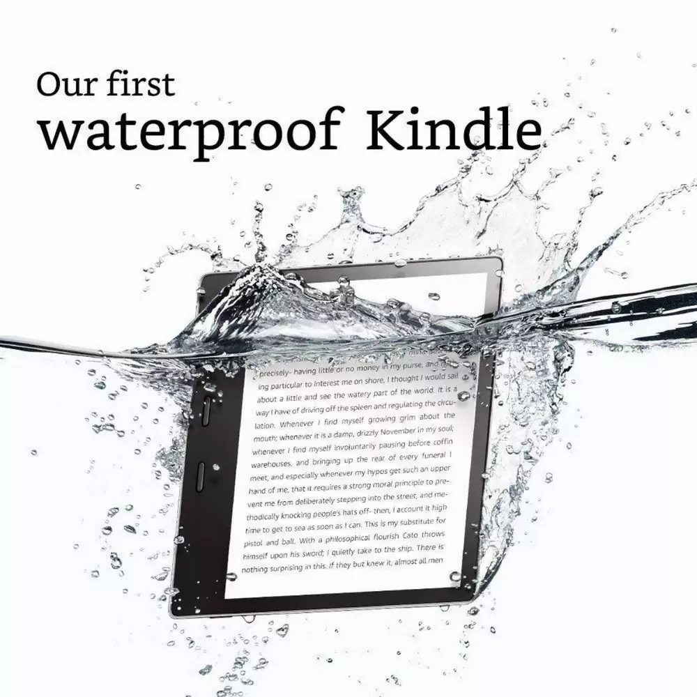 eBook четец Kindle Oasis, 7", 8GB, 300 ppi, Графит