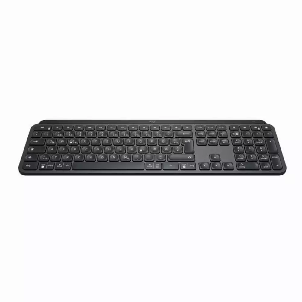 Безжична клавиатура Logitech MX Keys Bluetooth USB-C подложка за ръце Graphite - 920-009416