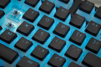 Геймърскa клавиатура Ducky One 2 Pudding RGB Cherry MX Silent Red