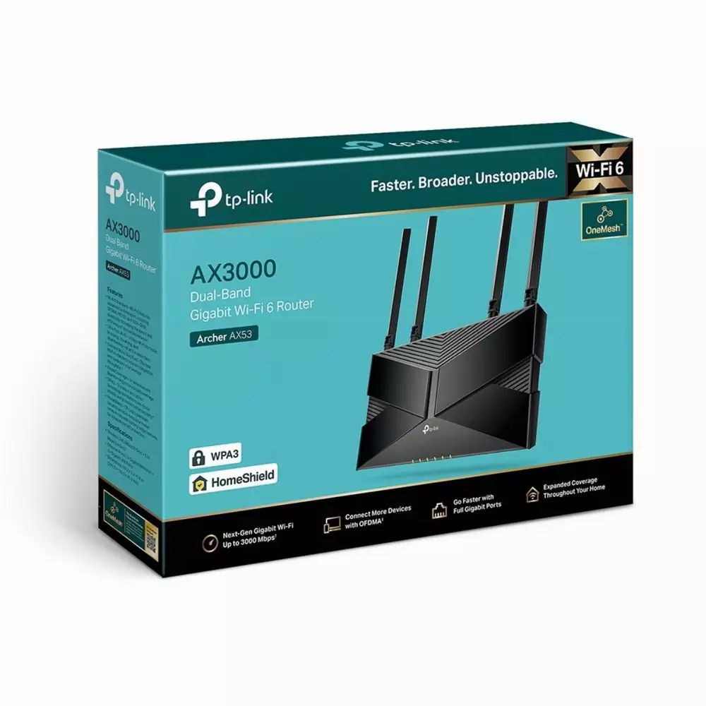 Безжичен рутер TP-Link Archer AX53 AX3000