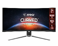 Монитор MSI MPG ARTYMIS 343CQR Curved 1000R, 34", VA, UWQHD 3440x1440, 165Hz, HDR