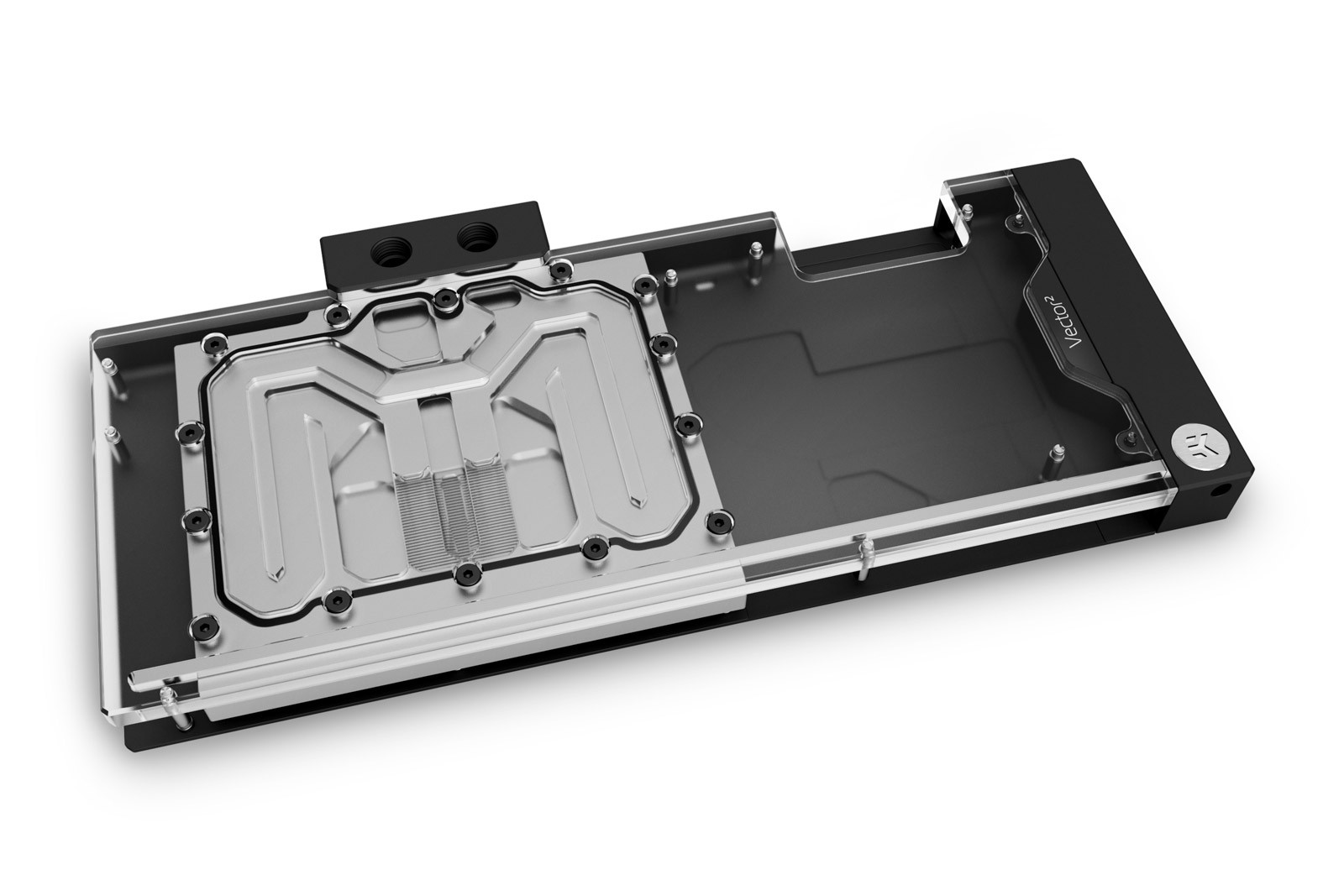 Воден блок за видео карта EK-Quantum Vector FTW3 RTX 3080/90 D-RGB - Nickel + Plexi + Backplate