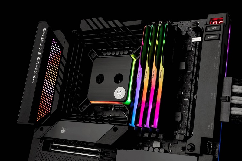 Воден блок за процесор EK-Quantum Magnitude D-RGB - 1700 Nickel + Acetal