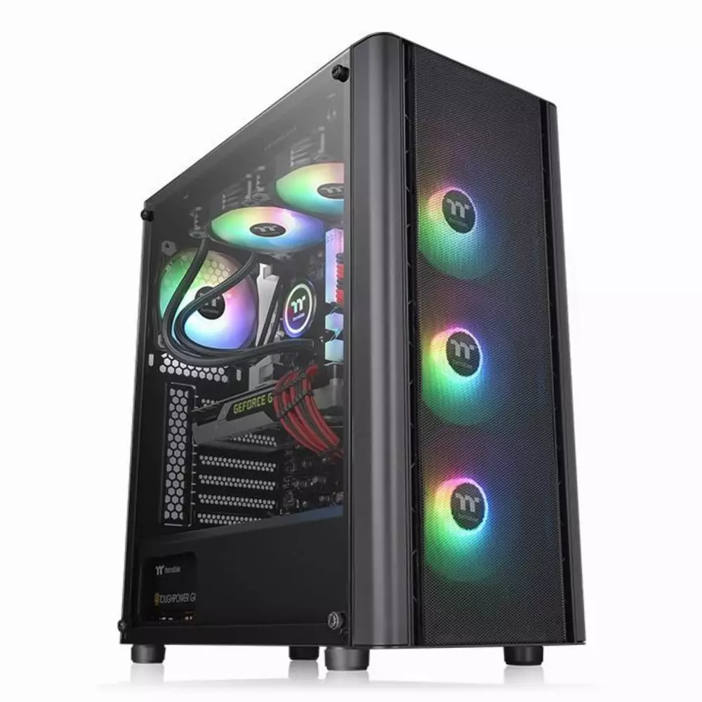 Кутия Thermaltake V250 TG Air ARGB Tempered Glass Mid-Tower Black