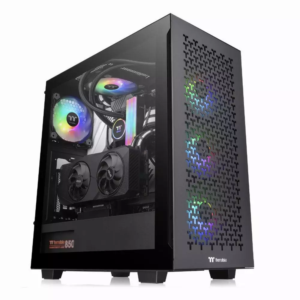 Кутия Thermaltake V350 TG Air ARGB Tempered Glass Mid-Tower Black